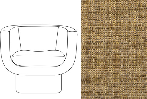 Sketch Block Chair Havana PRO-9