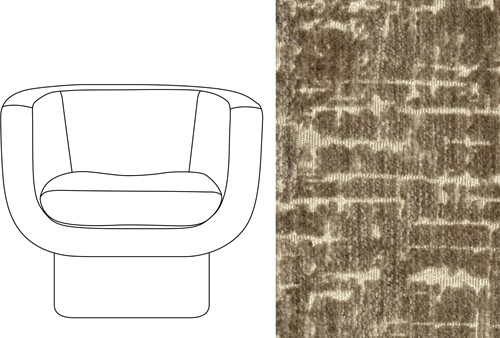 Sketch Block Chair Island 115