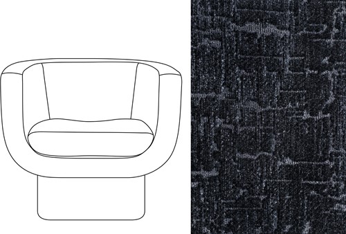 Sketch Block Chair Island 90