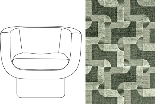 Sketch Block Chair Mosaik 002