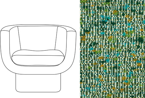 Sketch Block Chair Nymphea 74