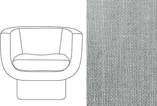 Sketch Block Chair Paco Acier
