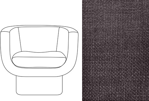 Sketch Block Chair Paco Ardoise