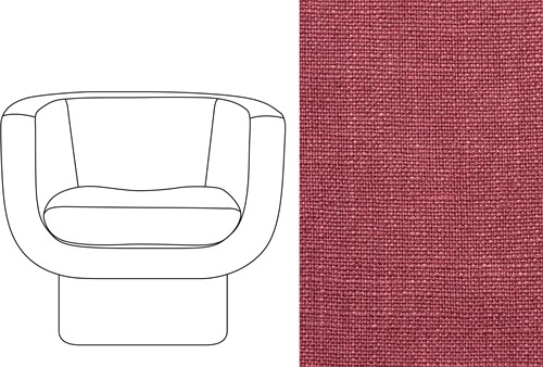 Sketch Block Chair Rave Dry Rose (187)