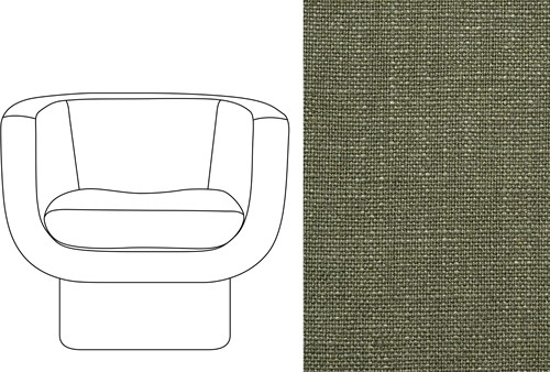 Sketch Block Chair Rave Grape Leaf (385)