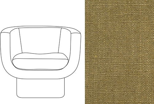 Sketch Block Chair Rave Military Olive (302)