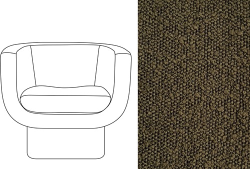 Sketch Block Chair Trondheim 500