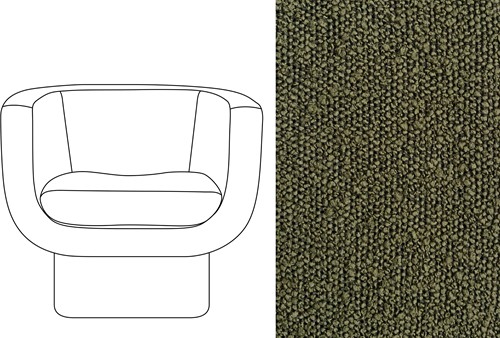 Sketch Block Chair Trondheim 502