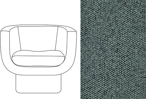 Sketch Block Chair Trondheim 605