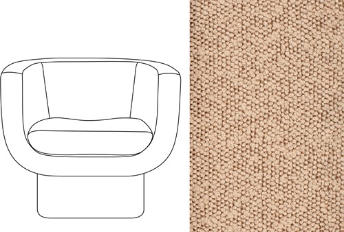 Sketch Block Chair Trondheim 706