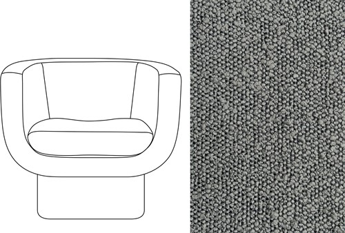 Sketch Block Chair Trondheim 801