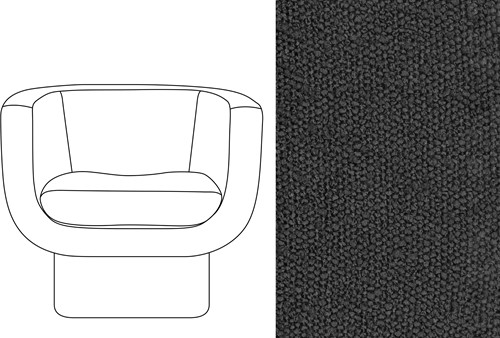 Sketch Block Chair Trondheim 806