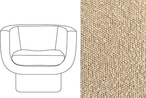 Sketch Block Chair Trondheim 907