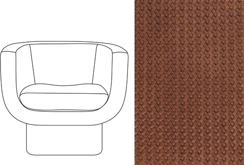 Sketch Block Chair Wicker 08