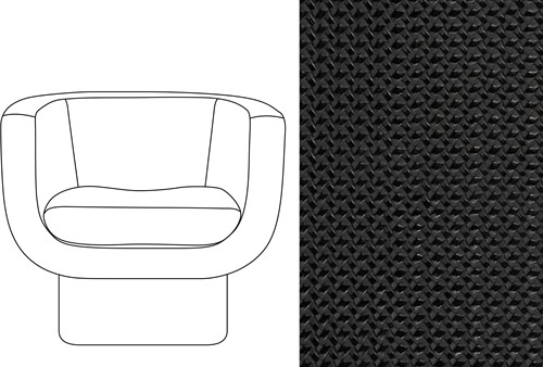 Sketch Block Chair Wicker 16