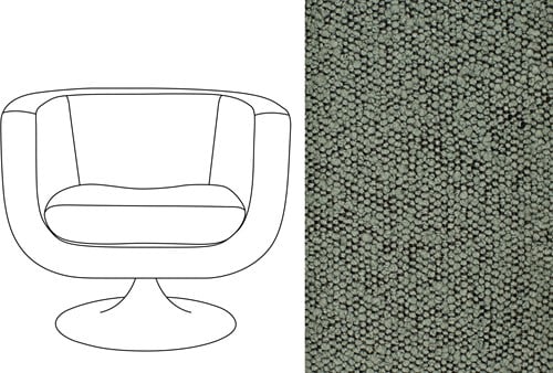 Sketch Swivel Chair V2 Trondheim 505