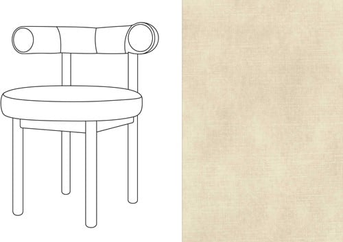 Sosis Dining Chair Adore 110