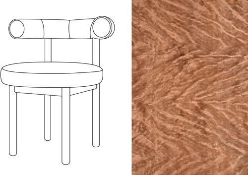 Sosis Dining Chair Folie Douce 34