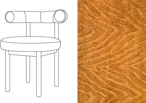 Sosis Dining Chair Folie Douce 44