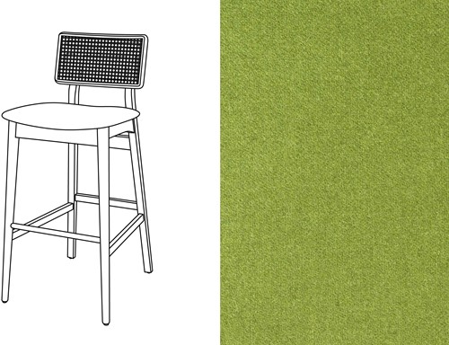 Steven Bar Chair Facet 52