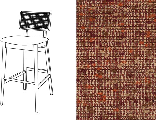 Steven Bar Chair Nymphea 57