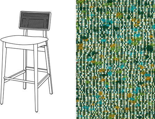 Steven Bar Chair Nymphea 74