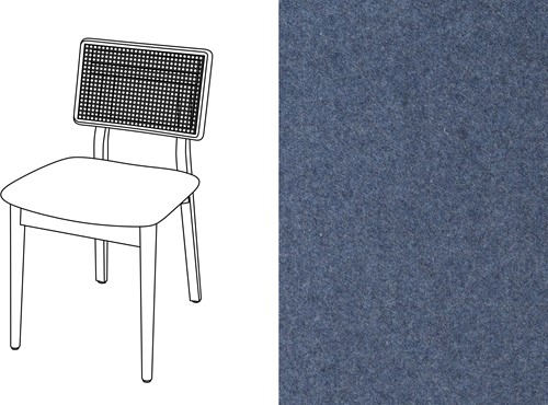 Steven Dining Chair Facet 45