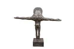 Abstract Diver Statue