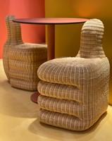 Thumbs Up Stool Rattan-3