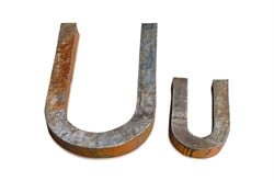 U letter 50 cm *