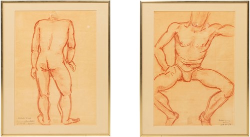 Set of 2 Drawings by Robert Luck