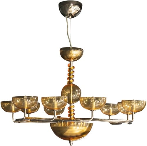 Virgo Ceiling Lamp 9L Amber *