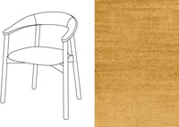 Zita Armchair Avignon Golden Sand (440)