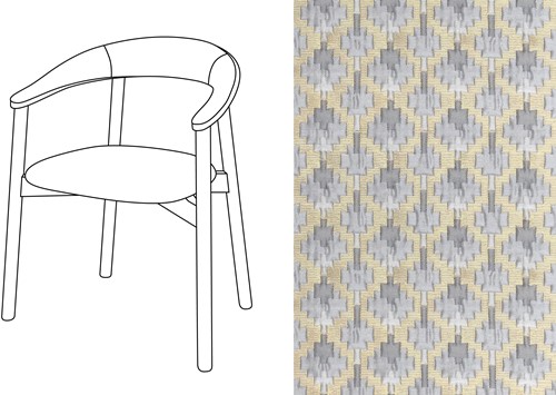 Zita Armchair Coriandoli 001