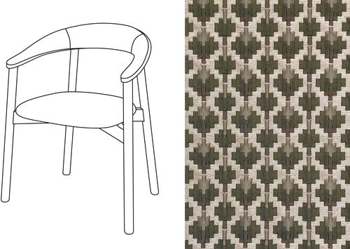 Zita Armchair Coriandoli 005