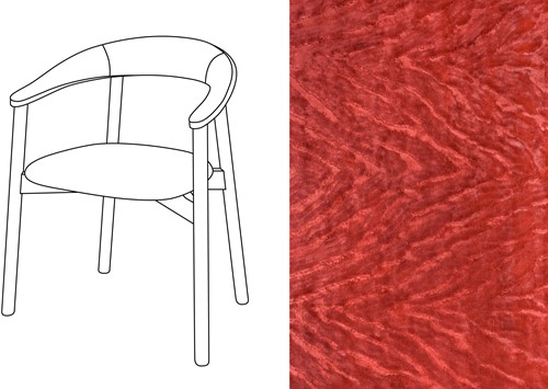 Zita Armchair Folie Douce 70
