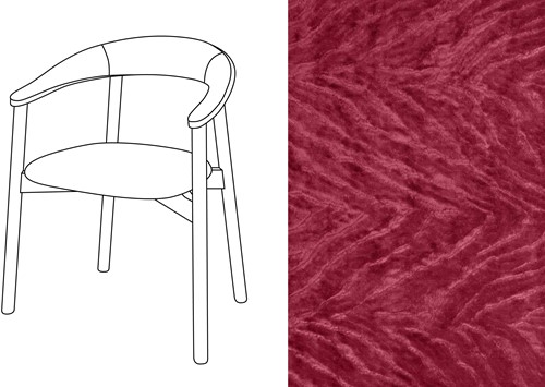 Zita Armchair Folie Douce 80
