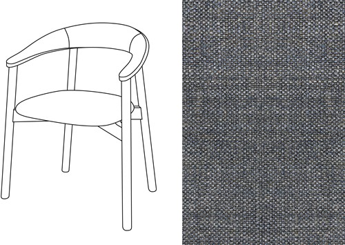 Zita Armchair Gent 19