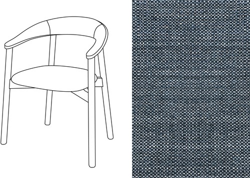 Zita Armchair Gent 20
