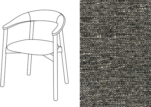 Zita Armchair Havana PRO-11