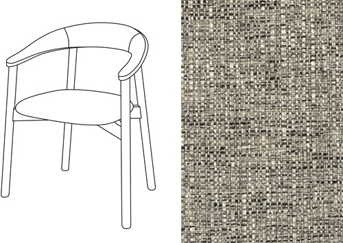 Zita Armchair Havana PRO-13