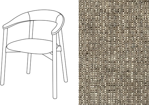 Zita Armchair Havana PRO-14