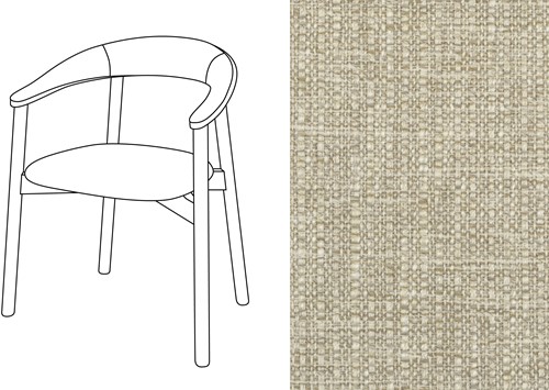 Zita Armchair Havana PRO-17