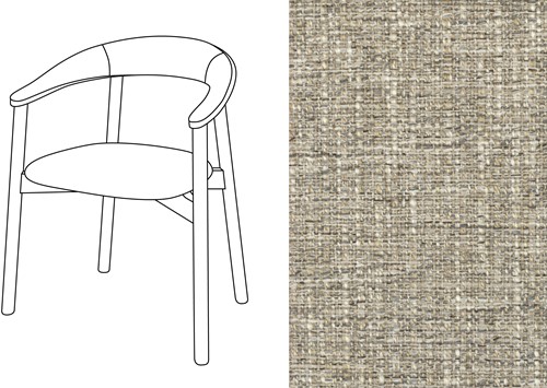 Zita Armchair Havana PRO-19