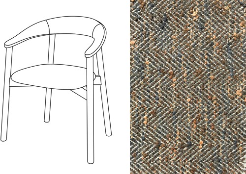 Zita Armchair Magnus Chocolat