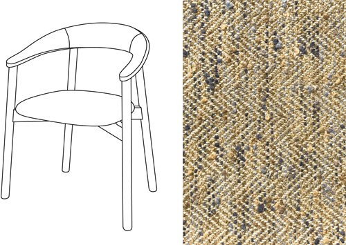 Zita Armchair Magnus Sucre de Canne