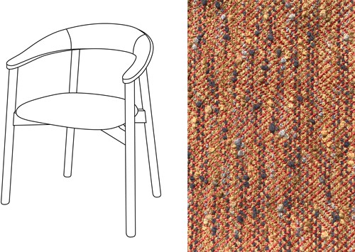 Zita Armchair Magnus Auburn