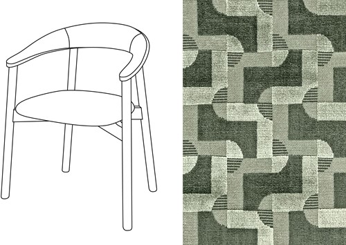 Zita Armchair Mosaik 002
