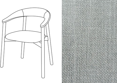 Zita Armchair Paco Acier