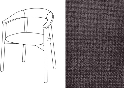Zita Armchair Paco Ardoise